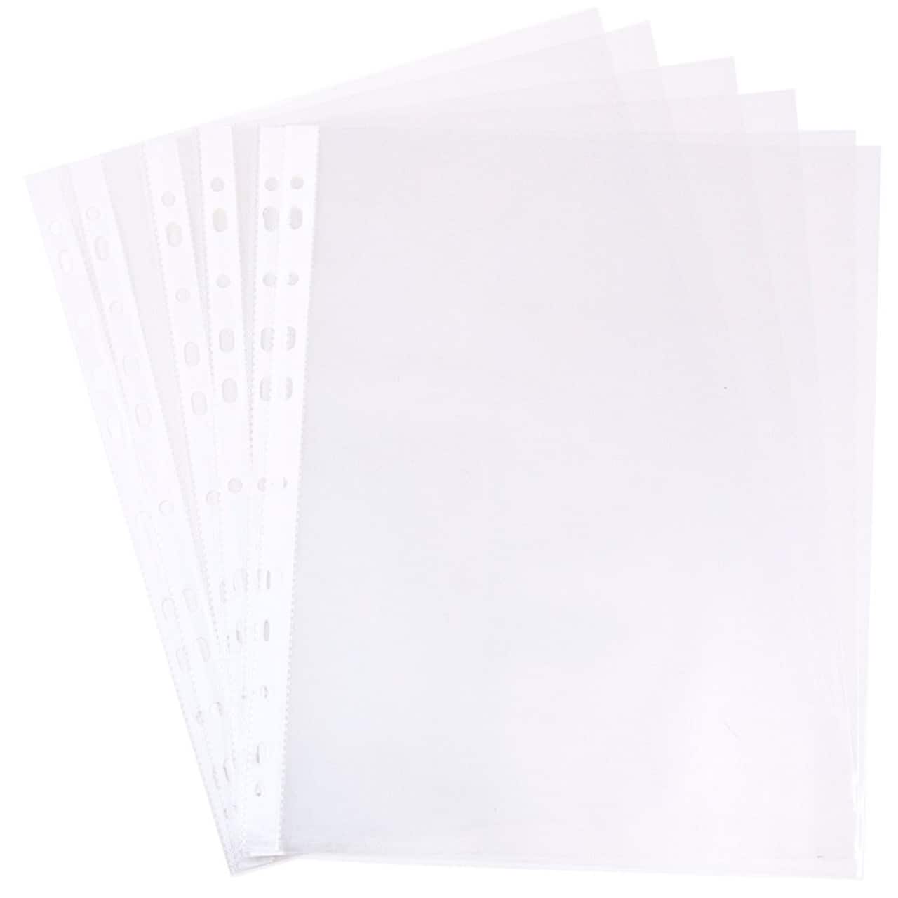 JAM Paper 8.5" x 11" Clear Sheet Protectors, 10ct.